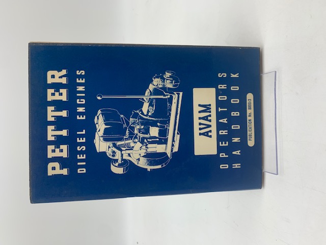 Petter Diesel Engines Types Avarmr, Avarm and Avamr. Operators Handbook